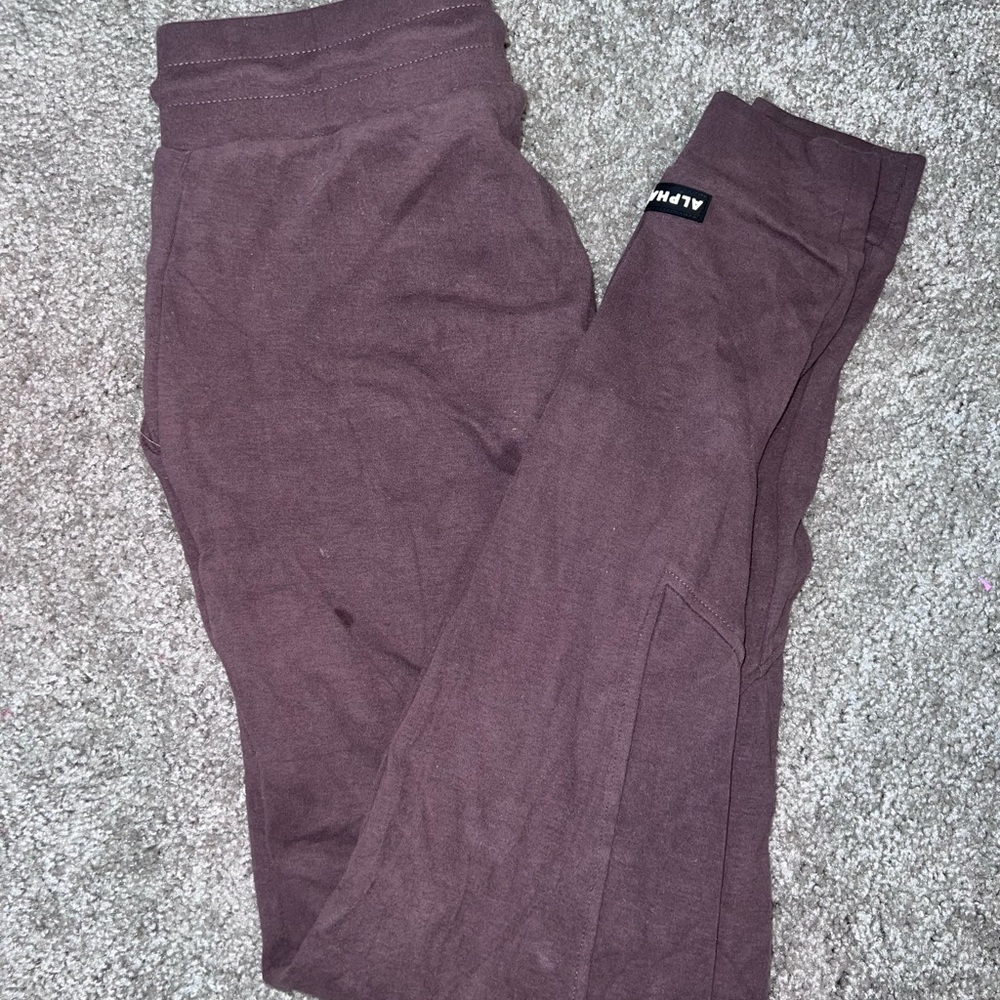 Alphalete brown jogger